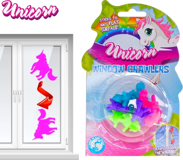 Licorne rampante pour vitre – jouet amusant pour enfants