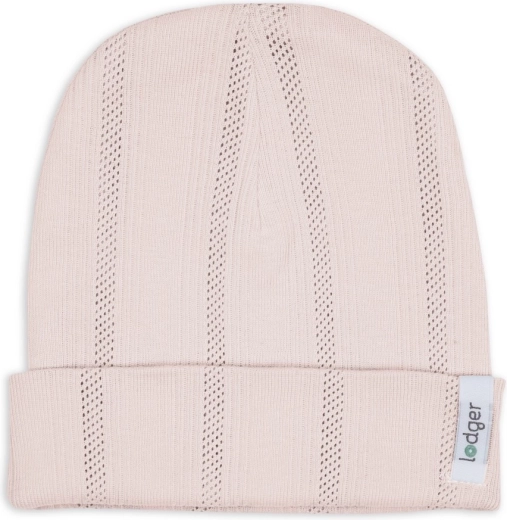 Bonnet pour bébé Lodger pointelle powder 0–6 mois