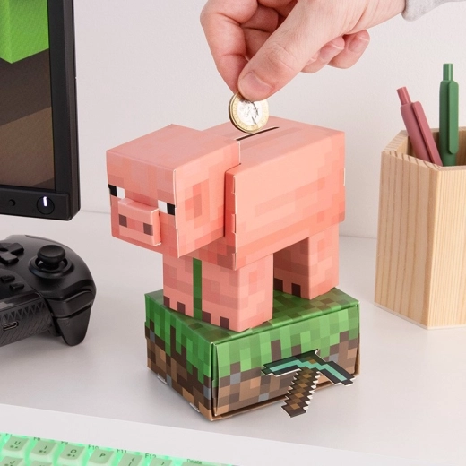 Minecraft – tirelire cochon (kit créatif)