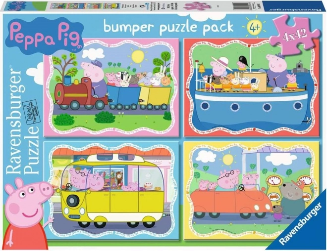 Ravensburger puzzle Peppa Pig 4×42 pièces