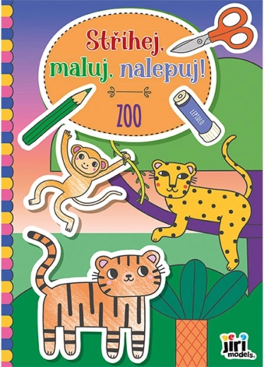 Découpe, colorie, colle ! Zoo