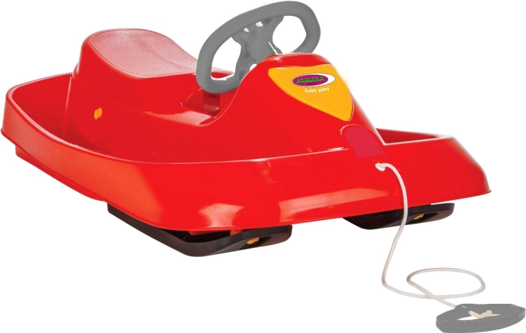Luge enfant Snow Play Ralley 100 cm rouge avec volant et frein