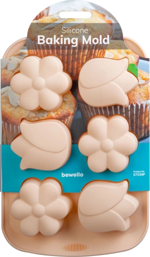 Moule en silicone pour pâtisserie en forme de fleurs