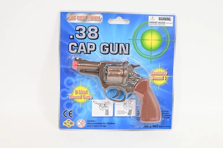 Pistolet à amorces en métal – revolver classique
