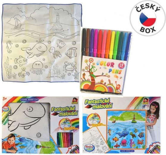 MaDe coloriage magique avec feutres colorés