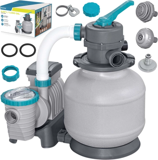Filtration à sable avec minuteur BESTWAY 8,3 m³/h