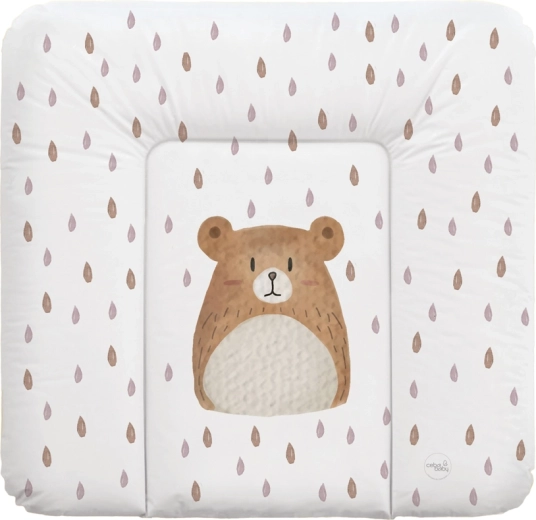 Ceba Baby matelas à langer souple pour commode Basic Bear Buddy 75 × 72 cm