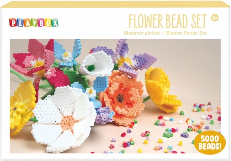 Playbox perles à repasser – set fleurs 5000 pièces