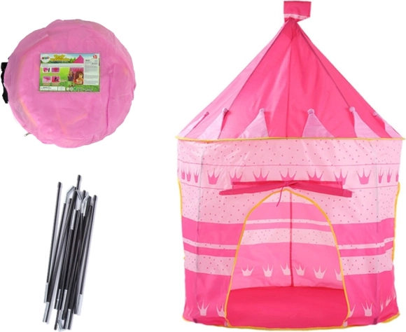 Tente pour enfants rose – palais pour petites princesses, pour la chambre et le jardin