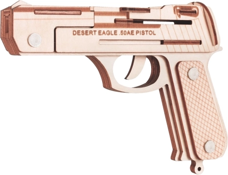 Puzzle 3D en bois Pistolet Desert Eagle