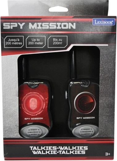 Talkies-walkies pour enfants Lexibook SPY MISSION avec portée de 200 m