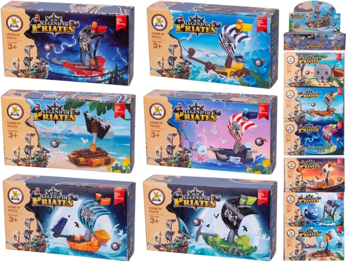 Kit de construction pirate – mini ensembles de 28 à 51 pièces