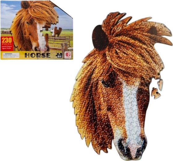 Puzzle 230 pièces – tête de cheval
