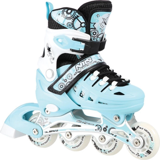 Patins pour enfants 4 en 1 NILS EXTREME menthe – S (31-34)