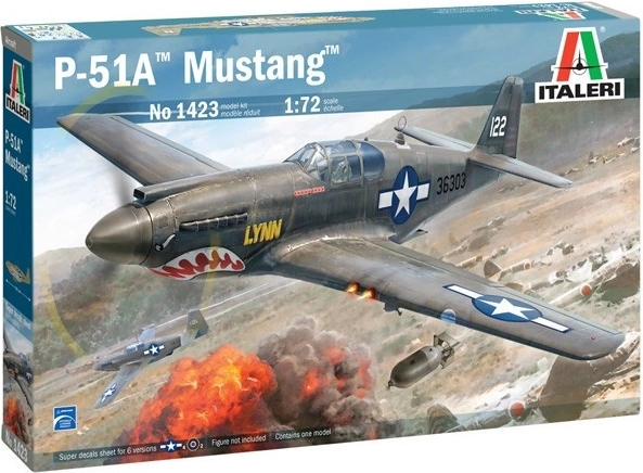Maquette en plastique P-51A Mustang 1/72