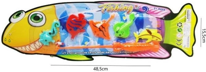 Ensemble de pêche pour enfants avec canne et poissons colorés