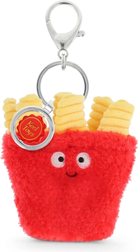 Porte-clés/pendentif de sac frites 12 cm