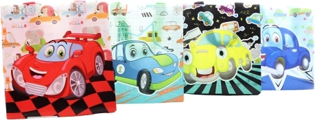 Sac cadeau Voitures joyeuses - 1 pièce