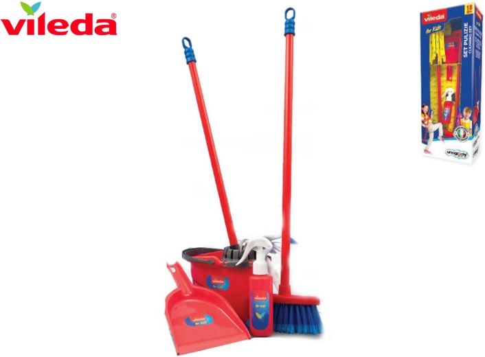 Vileda set petite femme de ménage – ensemble de nettoyage pour enfants