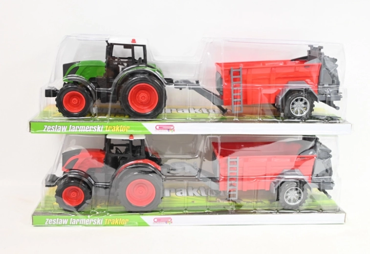 Tracteur avec machine agricole