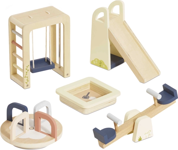 Le Toy Van aire de jeux en bois pour maison de poupées