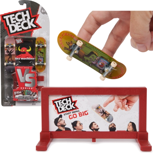 Tech Deck Versus set 2 fingerboards avec obstacle TOY MACHINE