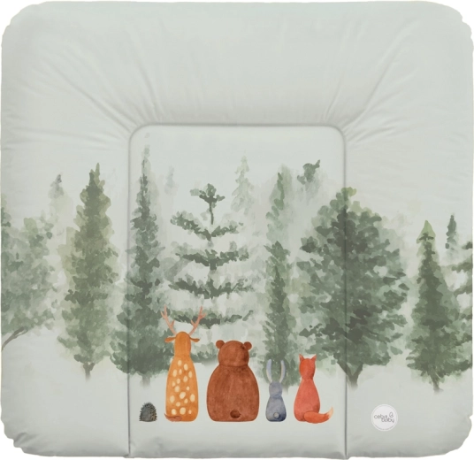 Ceba Baby matelas à langer souple pour commode 75 × 72 cm Basic Forest Companions