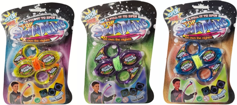 Jouet d’adresse lumineux – spinning