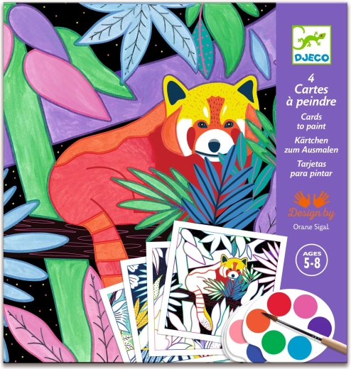 Peinture avec palette jungle Djeco