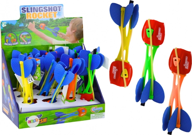 Fusée à lancer en mousse colorée avec une portée de 25 mètres