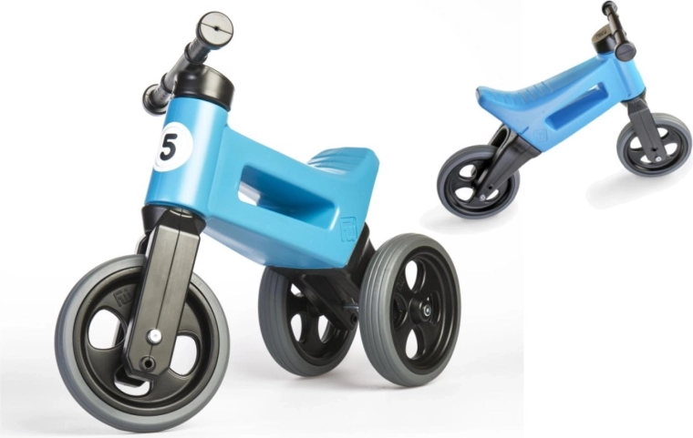 Draisienne Funny Wheels Rider Sport 2-en-1 pour enfants – Bleu