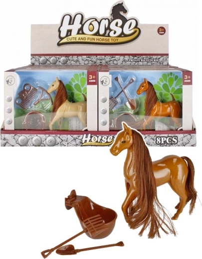 Petit cheval avec accessoires - 1 pièce