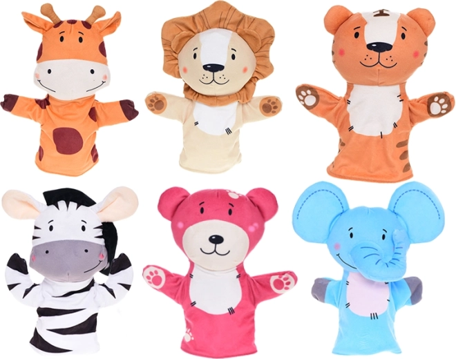 Marionnette en peluche animal 25 cm