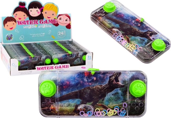 Jeu d’adresse aquatique dinosaure tyrannosaure – console de poche verte