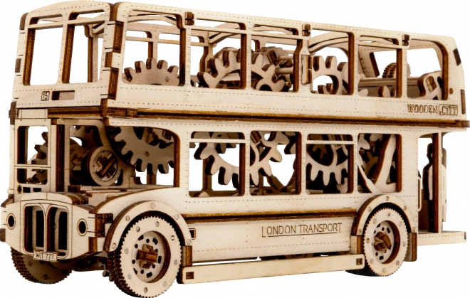 Puzzle 3D en bois – Bus londonien