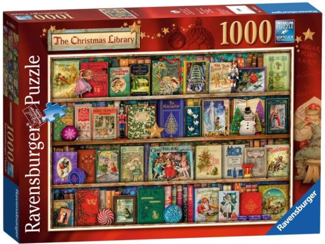 Ravensburger puzzle Bibliothèque de Noël 1000 pièces