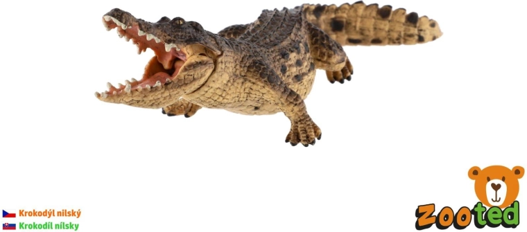 Figurine de crocodile du Nil de 18 cm