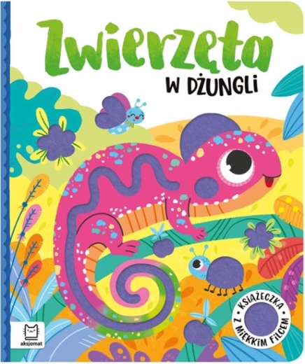 Animaux de la jungle – livre sensoriel souple en feutrine
