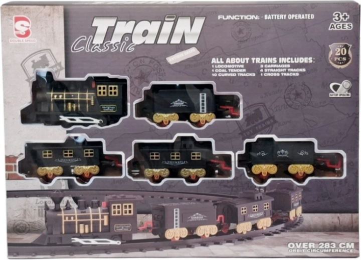 Circuit de train avec train à piles - 1 pièce