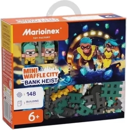 Blocs Mini Waffle Braquage de banque, 148 pièces