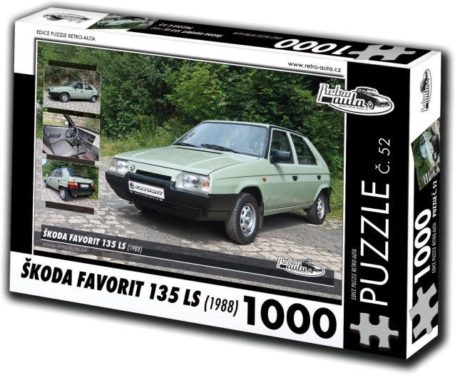 Puzzle RETRO-AUTA Škoda Favorit 135 LS 1000 pièces