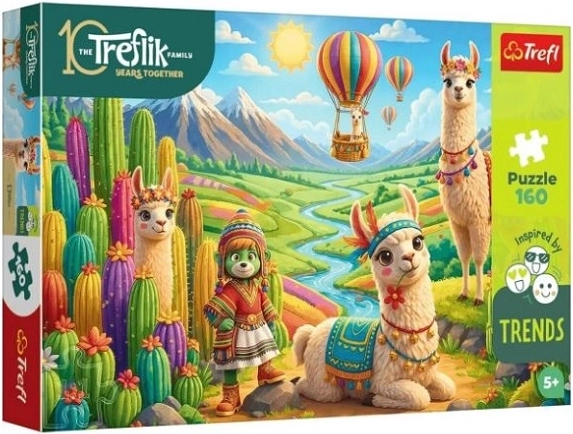 Puzzle enfant Trefl « Lamas » 160 pièces