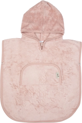 Poncho en bambou Timboo avec encolure en V Misty Rose