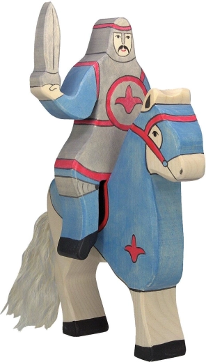 Holztiger chevalier bleu (sans cheval)