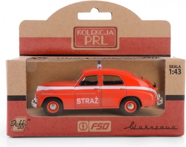Modèle métallique PRL Warszawa M-20 Pompiers 1:43