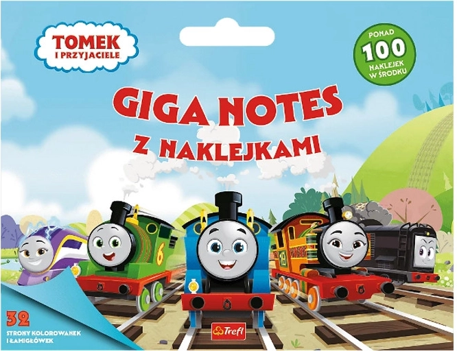 Thomas et ses amis giga carnet avec autocollants