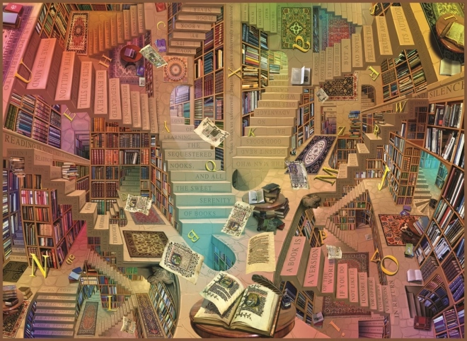 Puzzle Bibliothèque 1000 pièces d’Anatolian