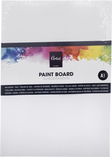 Toile de peinture A3 blanche