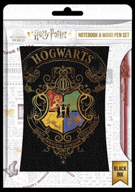 Set stylo et bloc Harry Potter : Colourful Crest