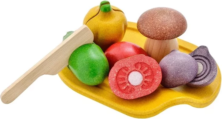 Set de légumes à découper en bois PlanToys